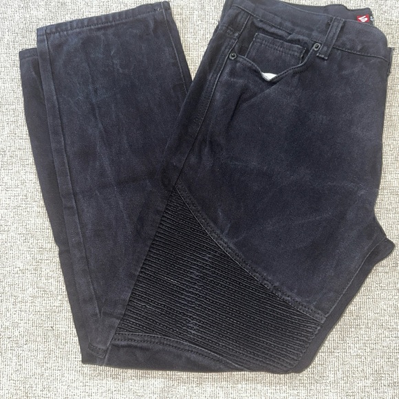 Southpole Distressed Black Jeans RN 82628  Men's 36x32 Y2K VTG, Moto Streetwear - Picture 5 of 7